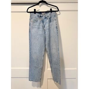 Agolde Criss Cross Upsized Jean in Suburbia. 26